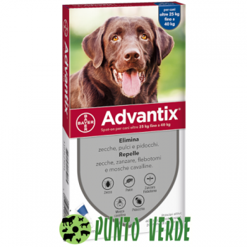 Bayer Advantix Spot-On da 25 a 40 KG 