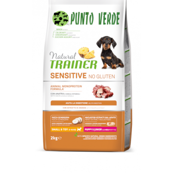 NATURAL TRAINER PUPPY JUNIOR MINI ANATRA NO GLUTEN KG 2