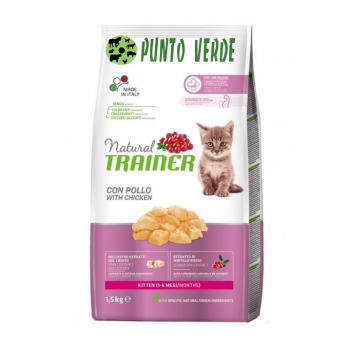 NATURAL TRAINER CAT KITTEN POLLO KG 1,5