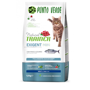 NATURAL TRAINER CAT EXIGENT ADULT PESCE AZZURRO KG 1,5