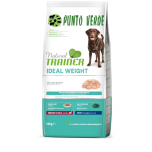 NATURAL TRAINER MEDIUM MAXI ADULT IDEAL WEIGHT CARNI BIANCHE 12 KG