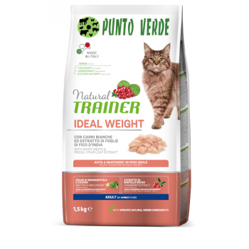 NATURAL TRAINER CAT IDEAL WEIGHT CARNI BIANCHE KG 1,5
