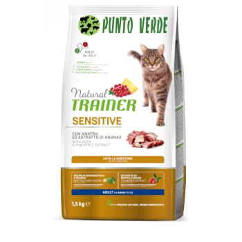 NATURAL TRAINER CAT SENSITIVE ADULT ANATRA KG 1,5