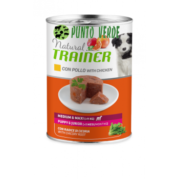 NATURAL TRAINER PUPPY JUNIOR MEDIUM CON POLLO G 400