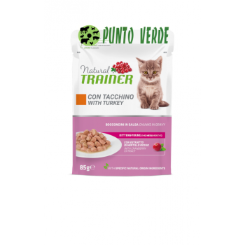 NATURAL TRAINER CAT WET KITTEN YOUNG POLLO GR. 85