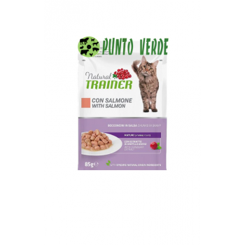 NATURAL TRAINER CAT WET MATURE SALMONE GR. 85