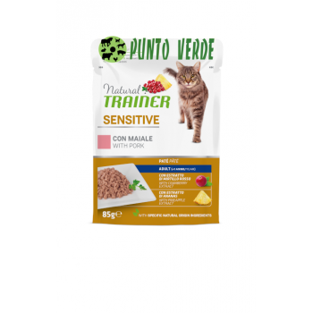 NATURAL TRAINER CAT WET SENSITIVE MAIALE GR. 85