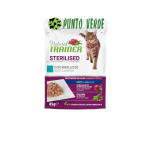 NATURAL TRAINER CAT WET STERILISED MERLUZZO GR. 85